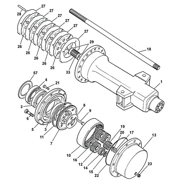 Поиск неисправностей тормозной системы JCB